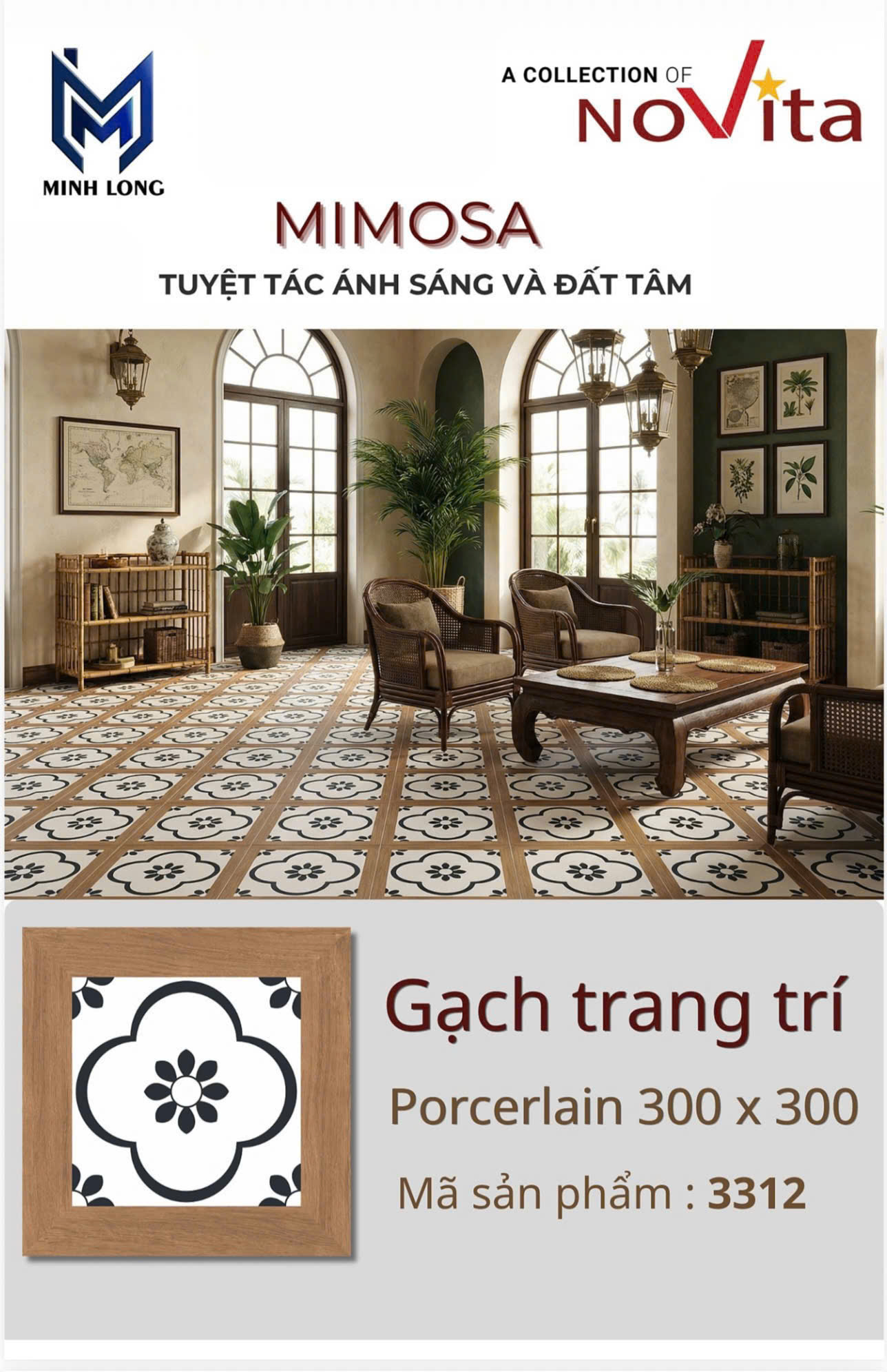 Gạch ốp lát tổng hợp 300X300